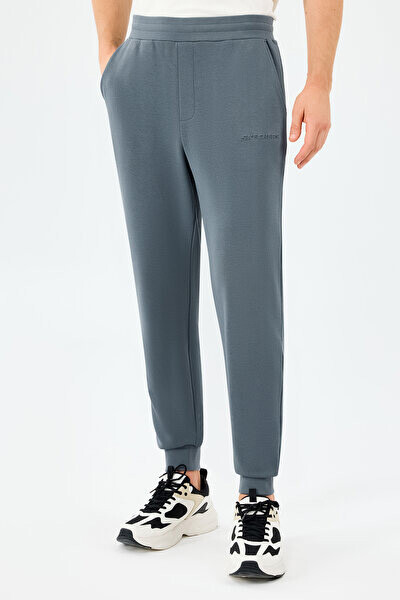 Erkek Essential Jogger Kalıp Ayarlanabilir Belli Eşofman Altı - Gri 