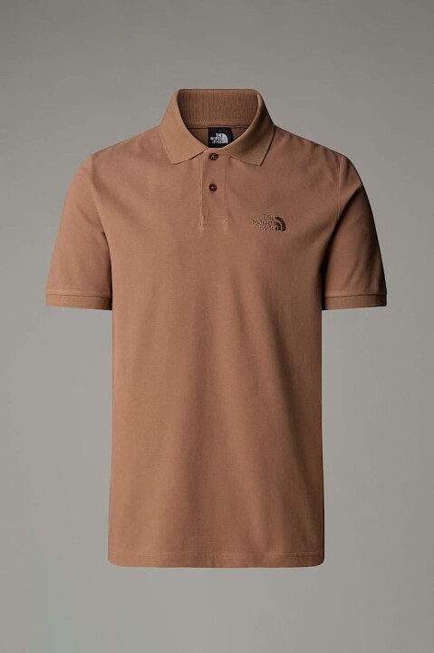 Erkek Essential Regular Polo T-Shirt - Kahverengi 