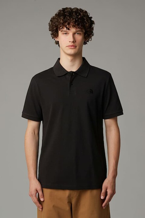 Erkek Essential Regular Polo T-Shirt - Siyah 