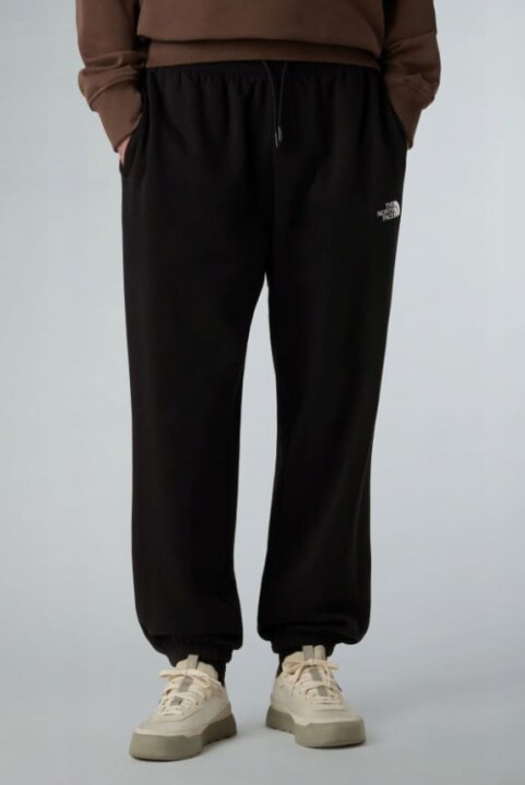 Erkek Essential Relaxed Straight Eşofman Altı - Siyah 