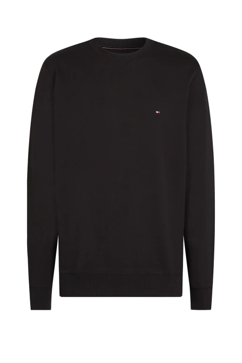 Erkek Essentıal Terry Crewneck Sweatshirt - Siyah 