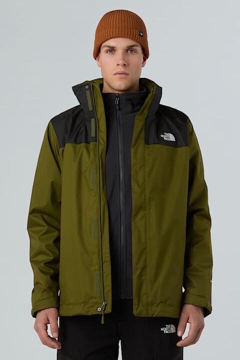 Erkek Evolve II Triclimate® 3'ü 1 Arada Mont - Haki/Siyah 