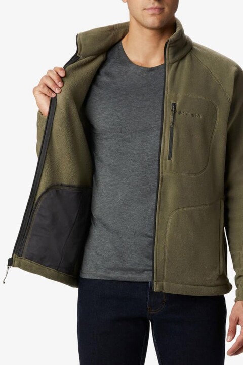 Erkek Fast Trek II Tam Fermuarlı Polar Üst - Çağla Yeşili 