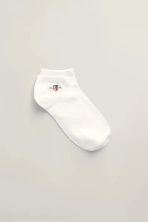 Erkek Gant Logolu Çorap - Beyaz 