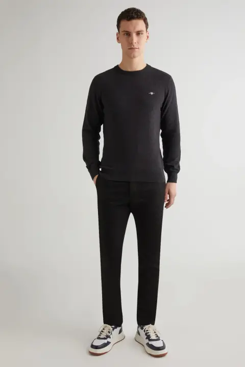 Erkek Gant Slim Fit Pantolon - Siyah 