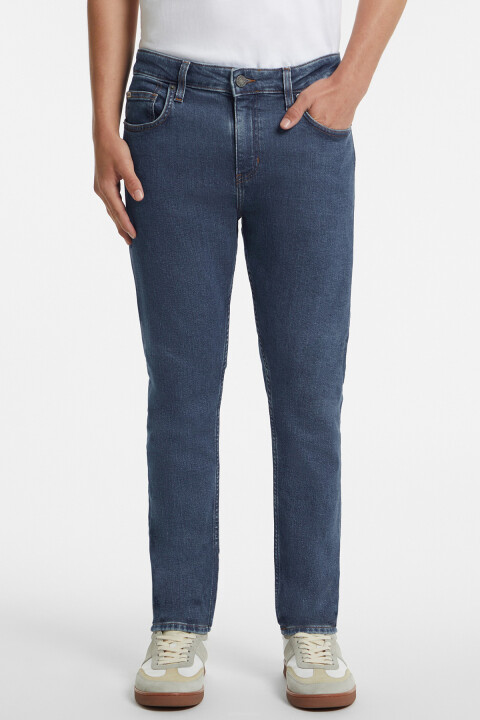 Erkek Gj G12 Denim Pantolon - Mavi 