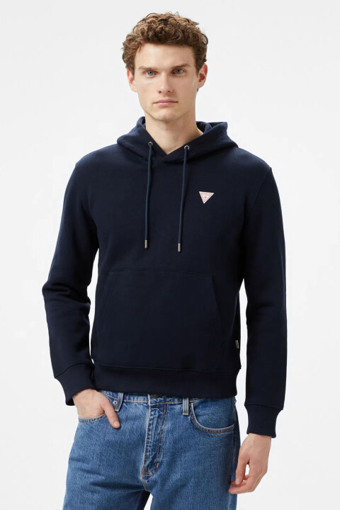 Erkek GJ HOOD SLIM MINI Kapüşonlu Sweatshirt - Lacivert 
