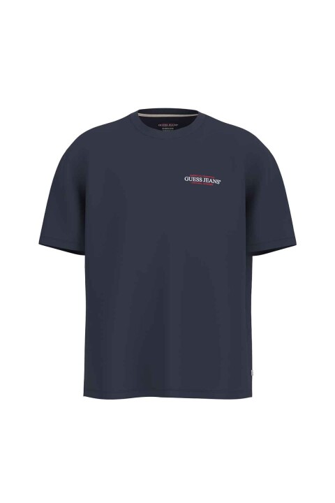 Erkek GJ SS CN American T-Shirt - Lacivert 