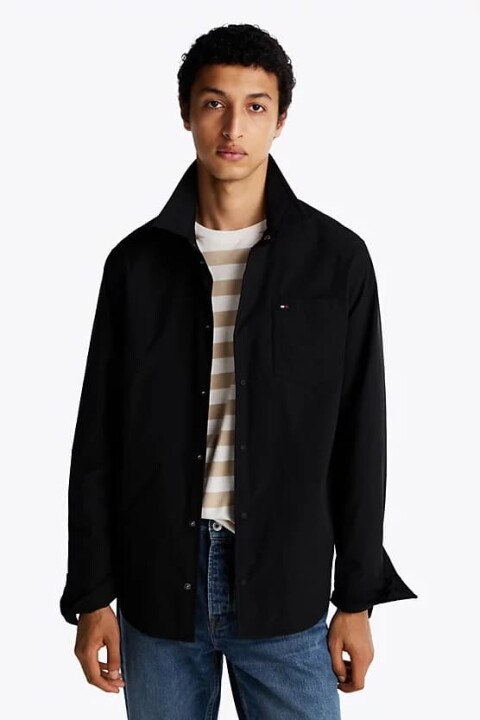 Erkek Gömlek Tarz Ceket - Siyah 
