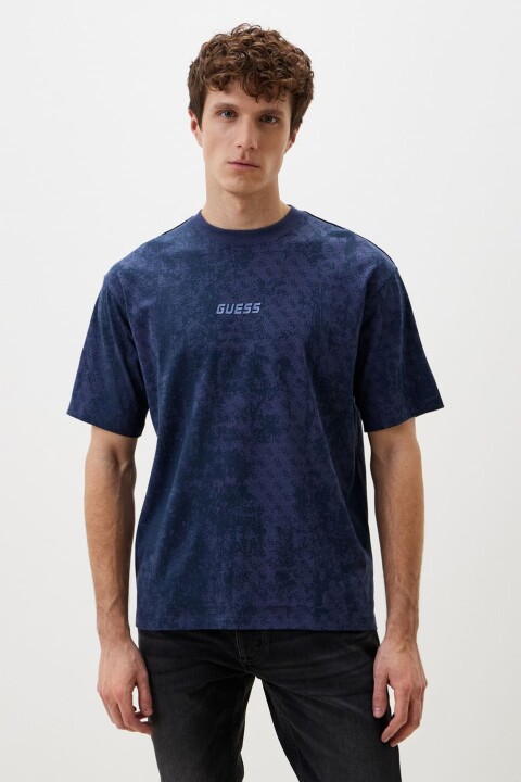 Erkek Gotam T-Shirt - Mavi 