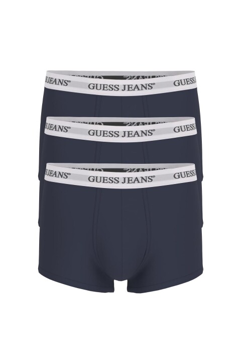 Erkek Guess Jeans 3'lü Trunk Accessories Boxer - Lacivert 