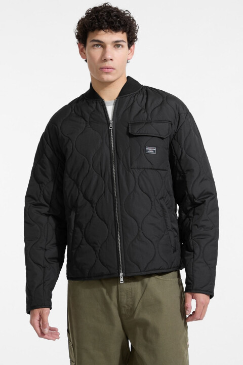 Erkek Guess Jeans Bomber Ceket - Siyah 