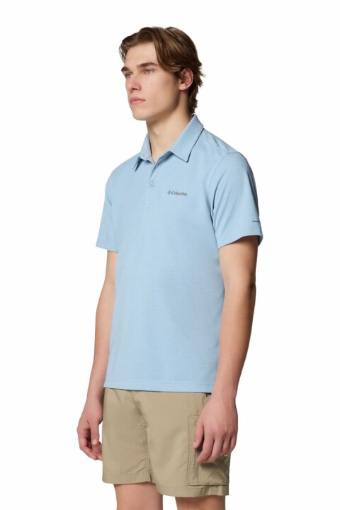 Erkek Havercamp Pique Kısa Kollu Polo T-Shirt - Mavi 