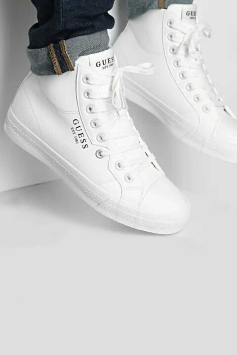 Erkek Istria Mid Sneaker - Beyaz 