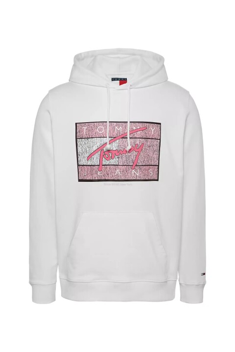 Erkek Kapüşonlu Sweatshirt - Ekru 