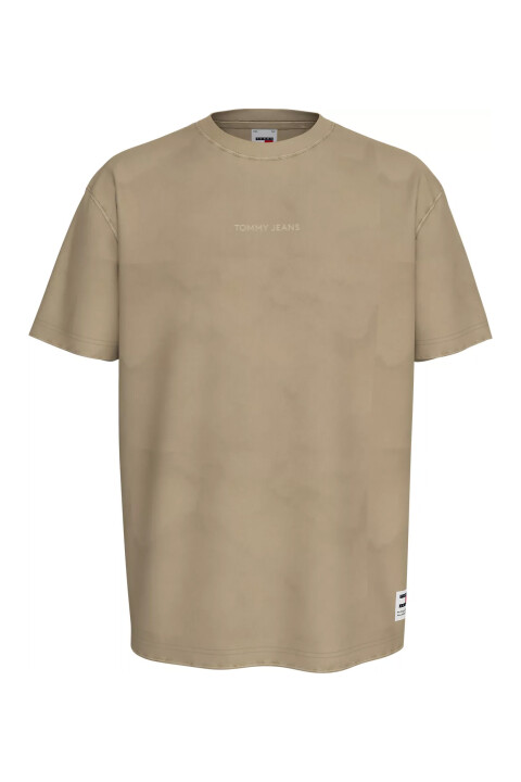 Erkek Klasik T-Shirt - Bej 