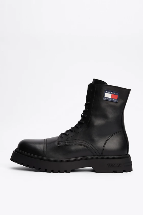 Erkek Lace Up Bot - Siyah 