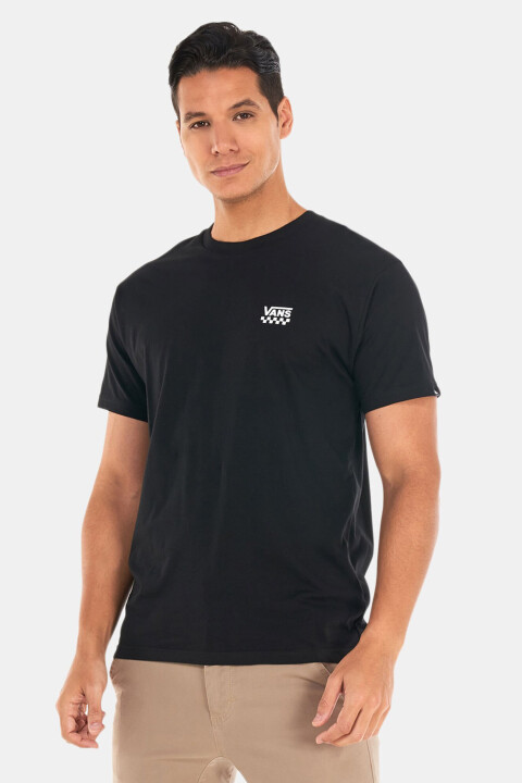 Erkek Left Chest Logo T-Shirt - Siyah 