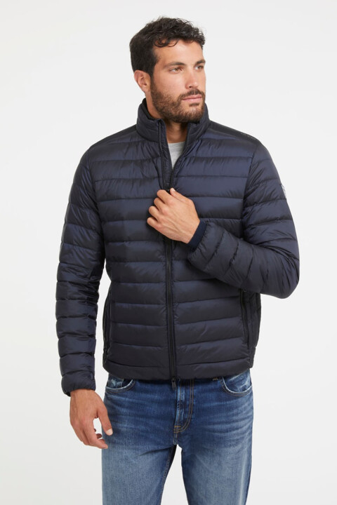 Erkek Lıght Packable Katlanabilir Dolgulu Mont- Lacivert 