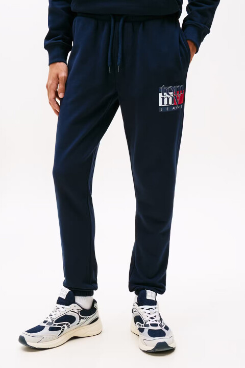 Erkek Logo Baskılı Eşofman Altı – Lacivert 