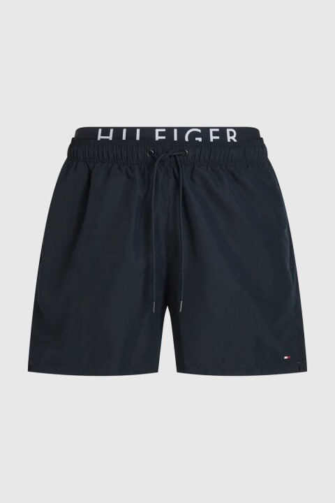 Erkek Medıum Drawstring Yüzme Şortu - Lacivert 