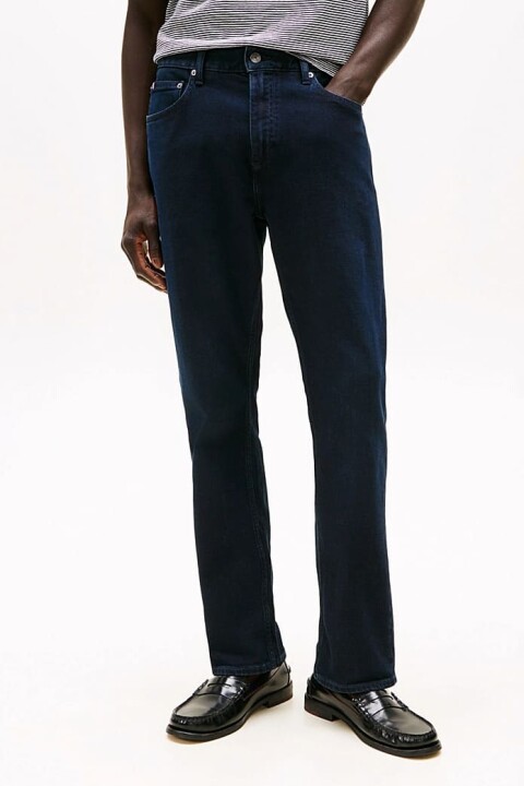 Erkek Mercer Regular Fit Düz Paça Jean Pantolon - Lacivert 