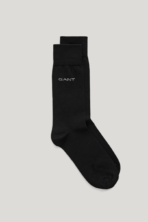 Erkek Mercerized Pamuklu Çorap - Siyah 