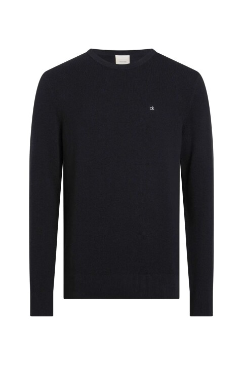 Erkek Mıcro Pıque Kazak - Siyah 