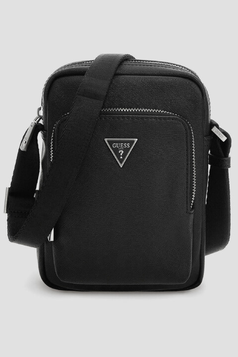 Erkek Milano Omuz Çantası - Siyah 