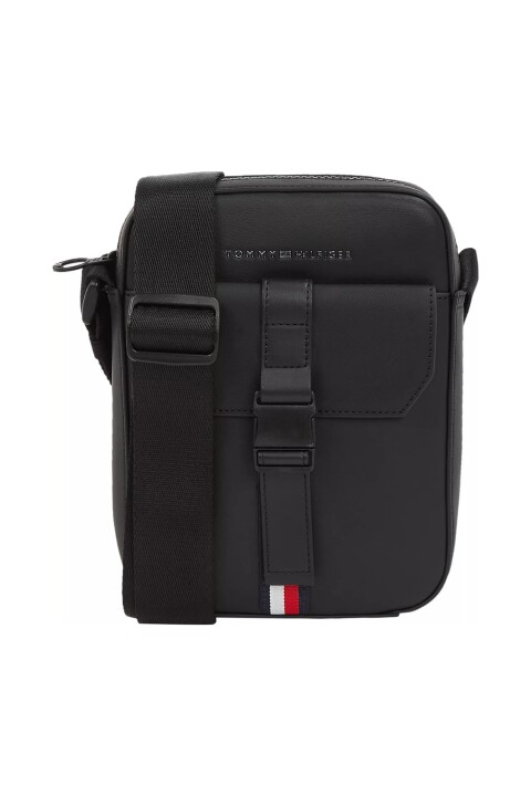 Erkek Mini Reporter Çapraz Askılı Çanta - Siyah 