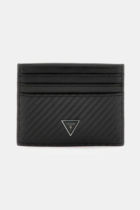 Erkek Mito Deri Kartlık - Siyah 