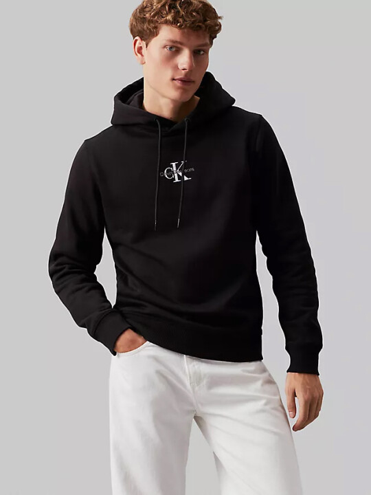 Erkek Monologo Sweatshirt-Siyah 