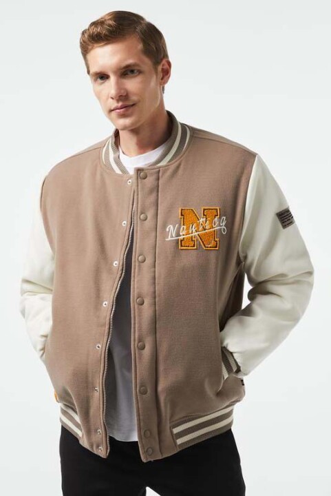 Erkek Mont - Kırık Beyaz 