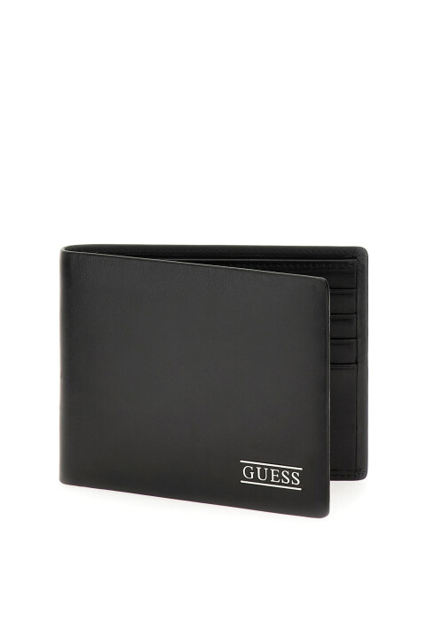 Erkek New Boston Deri Cüzdan - Siyah 