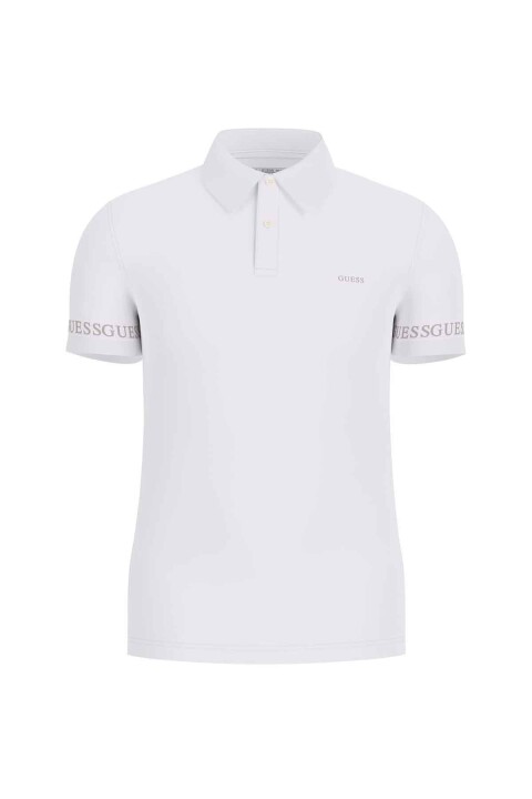 Erkek Nolan SS Polo Yaka T-Shirt - Beyaz 