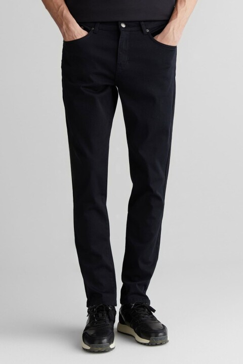 Erkek Pamuklu Pantolon - Siyah 