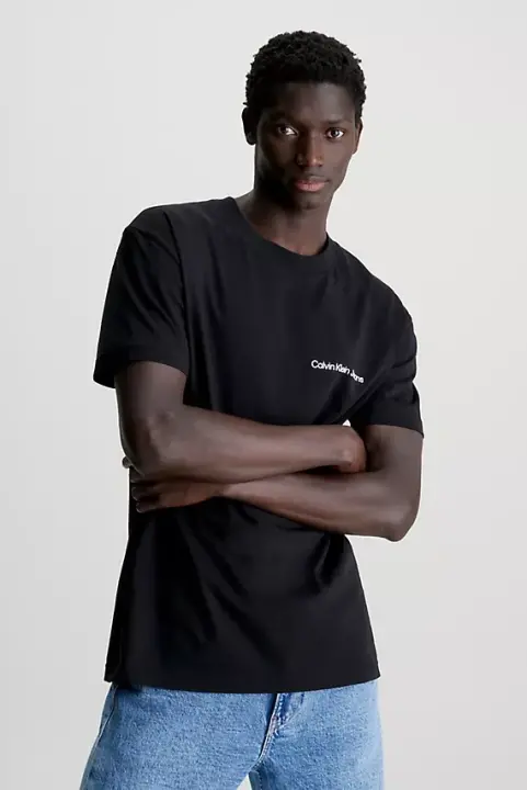 Erkek Pamuklu Regular Fit Bisiklet Yaka T Shirt - Siyah 