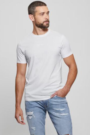 Erkek Pima T-Shirt - Beyaz 