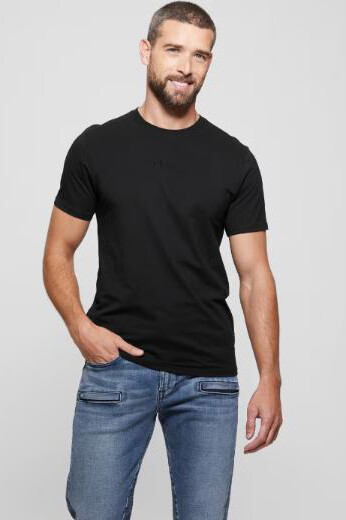 Erkek Pima T-Shirt - Siyah 