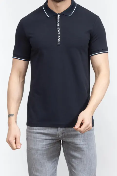 Erkek Polo Yaka T-Shirt - Lacivert 