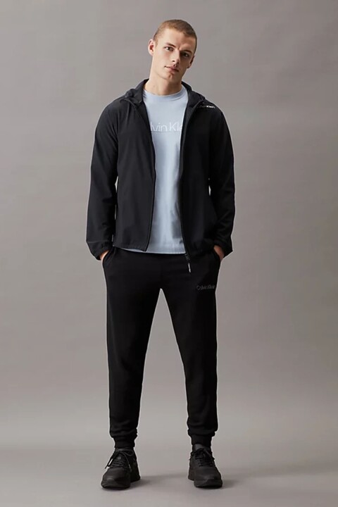 Erkek Pw Ck Logolu Eşofman Altı - Siyah 