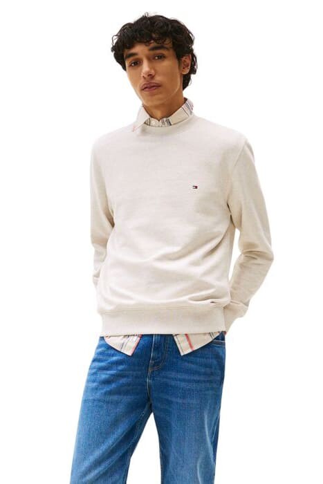 Erkek Regular Fit Basic Bisiklet Yaka Sweatshirt - Bej 