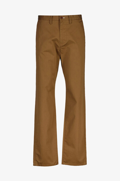 Erkek Regular Fit Chino Pantolon - Kahverengi 
