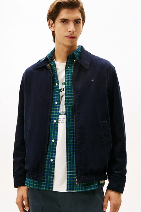 Erkek Regular Fit Çift Taraflı Ceket - Lacivert/Haki 