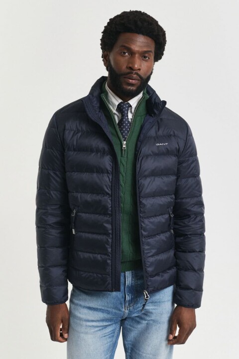 Erkek Regular Fit Dik Yaka Kapitoneli Şişme Mont - Lacivert 