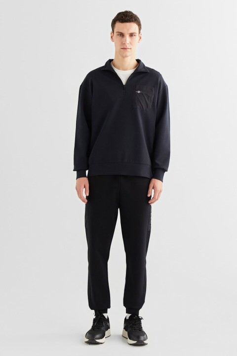 Erkek Regular Fit Eşofman Altı - Siyah 