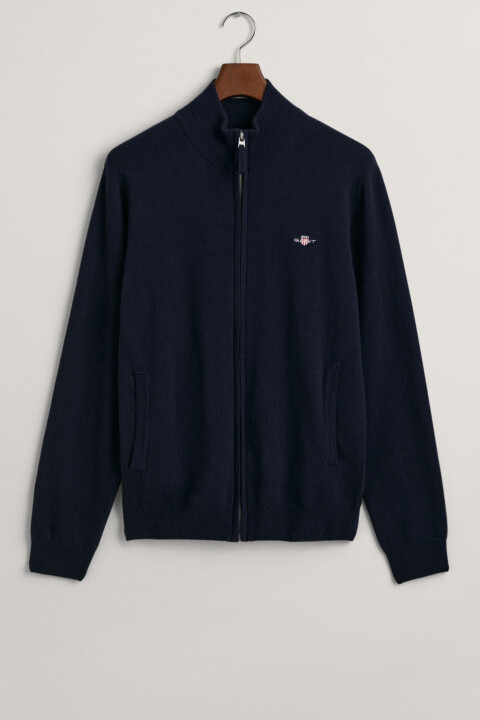 Erkek Regular Fit Fermuarlı Hırka - Lacivert 