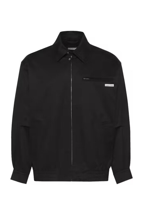 Erkek Regular Fit Gömlek Yaka Ceket - Siyah 