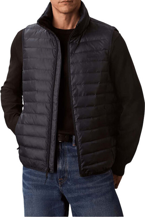 Erkek Regular Fit Kapitone Şişme Yelek - Lacivert 