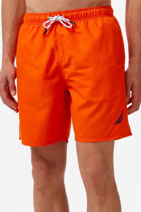 Erkek Regular Fit Mayo Şort - Turuncu 